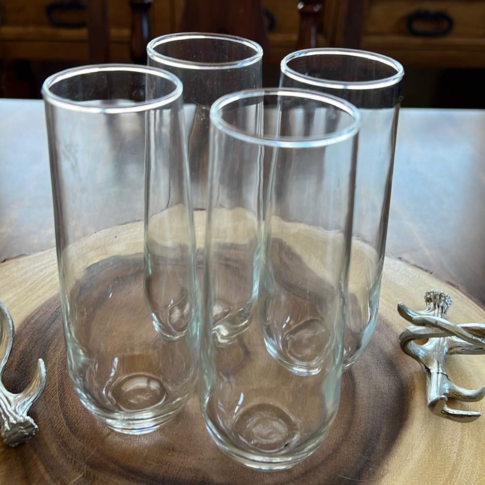 Stemless Champagne Flute glasses